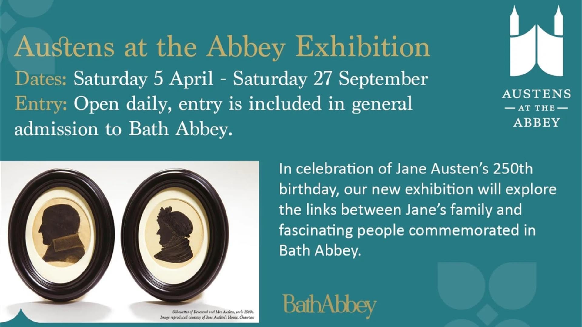Austens at the Abbey Exhibition at Bath Abbey