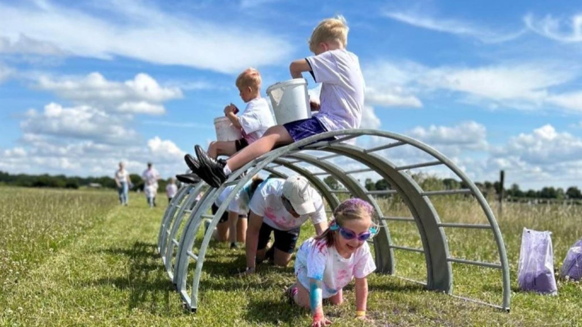 Colour Burst Clamber & Family Fun Day at Hartley Farm
