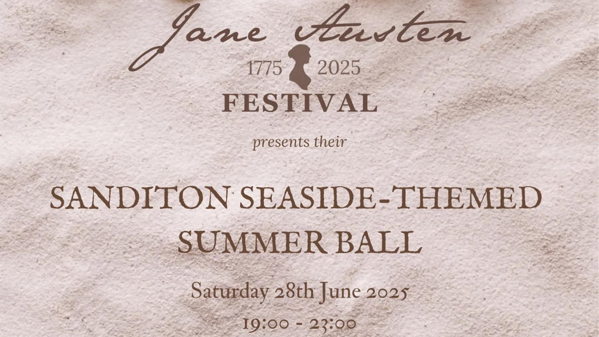 Jane Austen Festival - Sanditon Seaside-Themed Summer Ball at The Guildhall