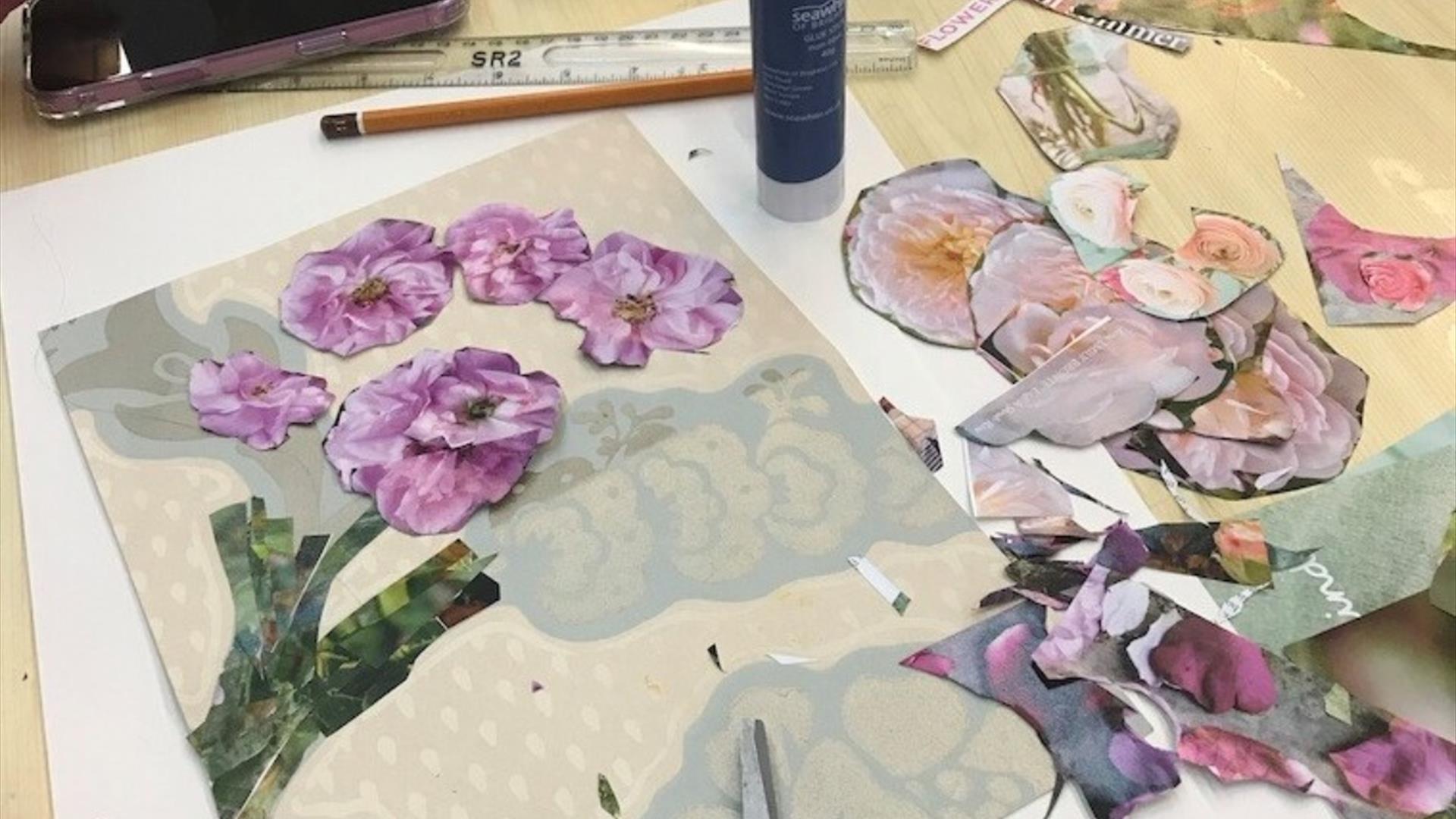 Botanical Collage Workshop with Chloe Scholefield at No.1 Royal Crescent