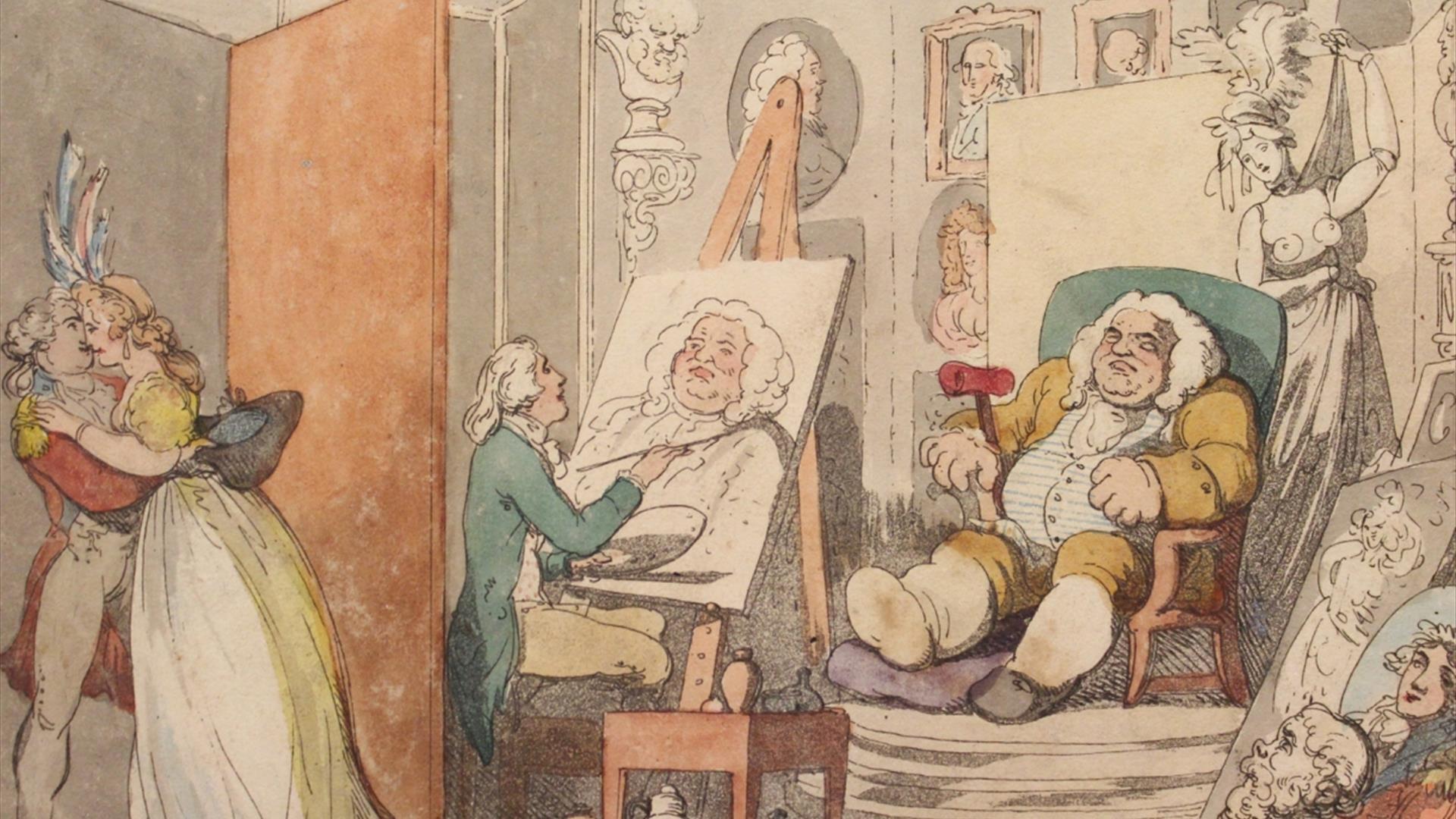 Mirror of Mirth: Rowlandson & Nixon Satirise Bath at Victoria Art Gallery