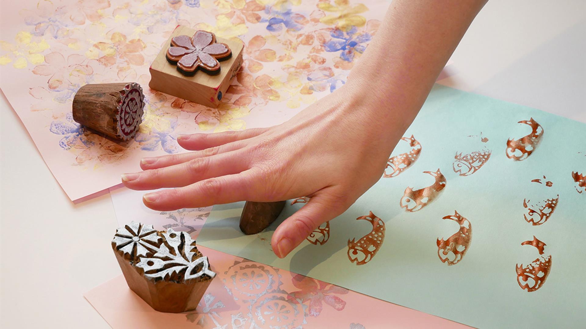 Petal Printing at The Museum of East Asian Art
