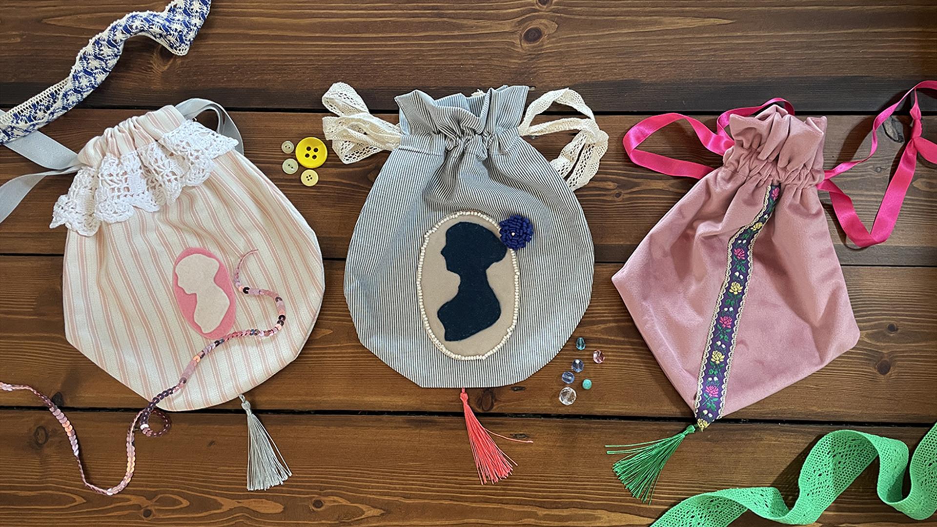 Jane Austen Reticule Workshop at Dukes Hotel Bath