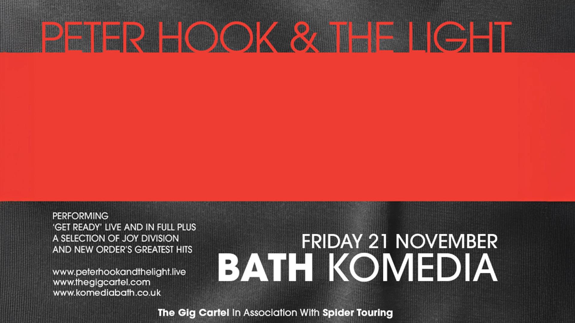 Peter Hook & The Light at Komedia Bath