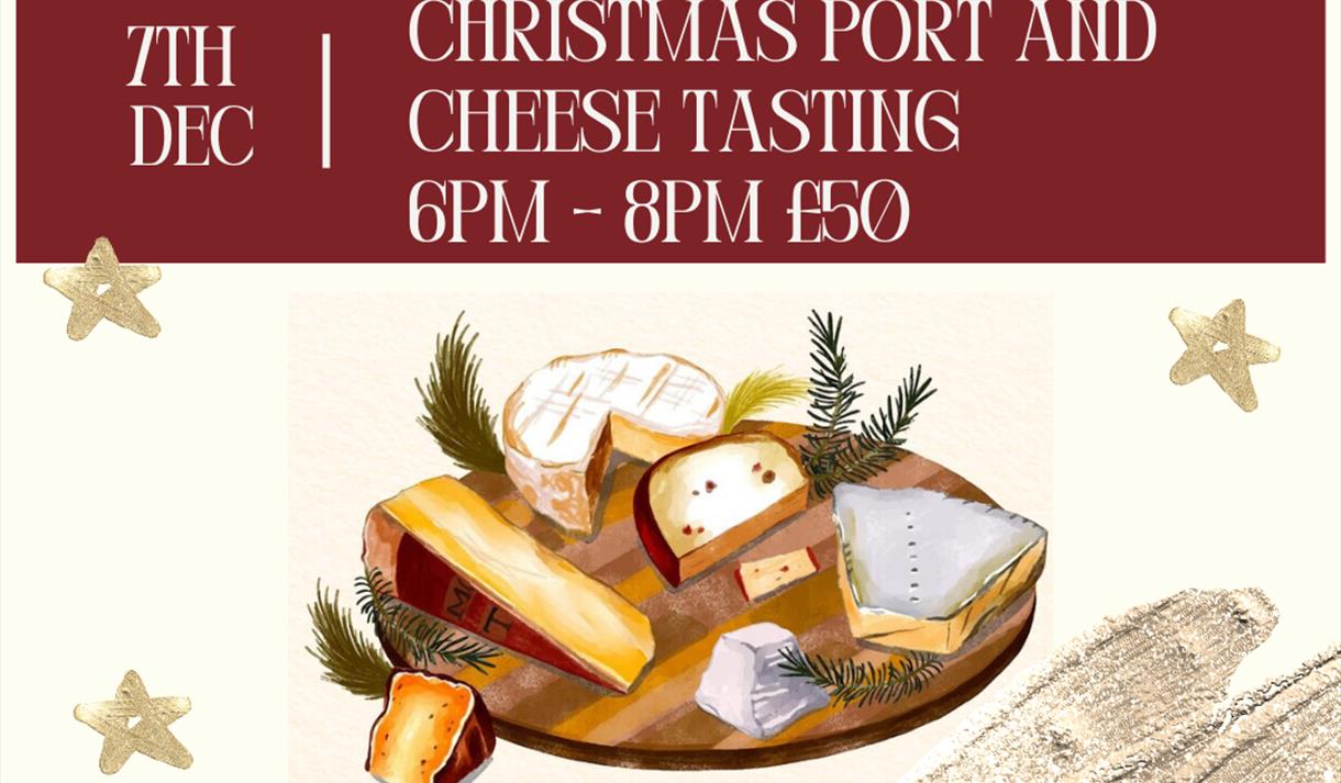 Christmas Port and Cheese Tasting at Wolds Wine Estate