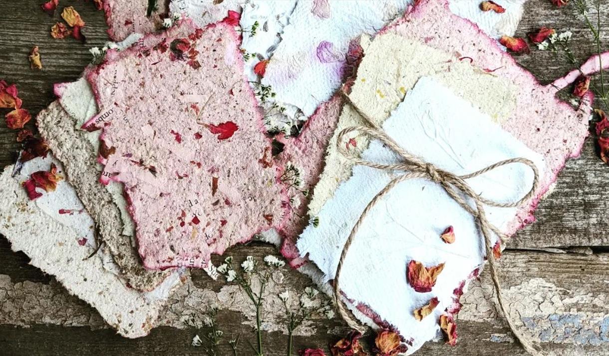 Paper making workshop with Clare Taylor