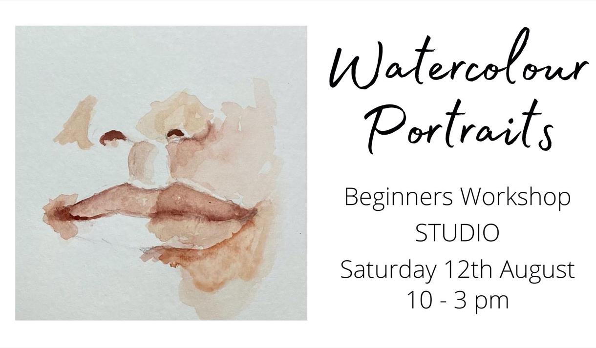 August 2023 Beginners Painting Watercolour Portraits