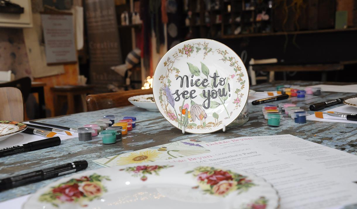 Paint & Sip: Plate Painting Crafternoon at The Alchemist