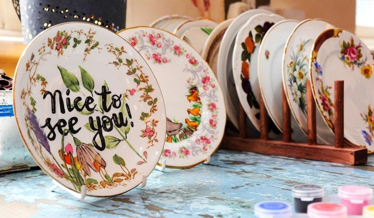 February • Craft of the Month: Plate Painting @ Nottingham Lace Market