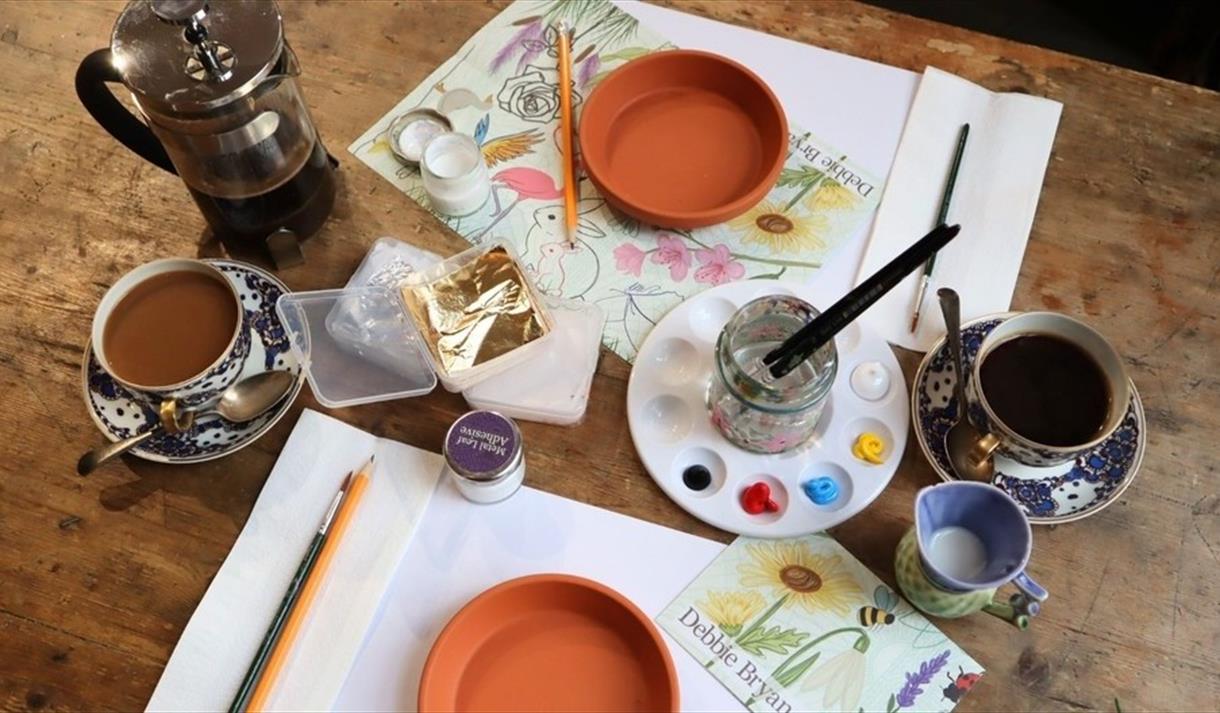 Pot Painting Crafternoon with Seeds and Soil | Ruddington Village