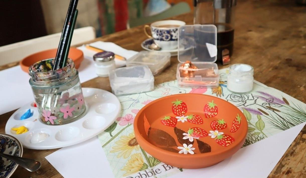 March Craft of the Month: Pot Painting