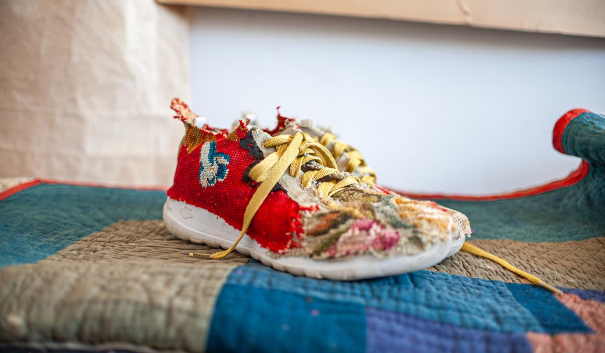 Stitched up Shoes