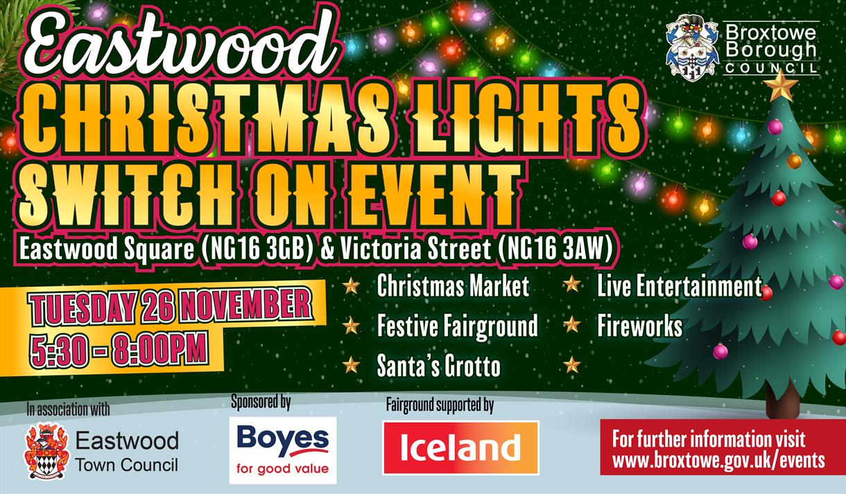 Eastwood Christmas Lights Switch On 2024