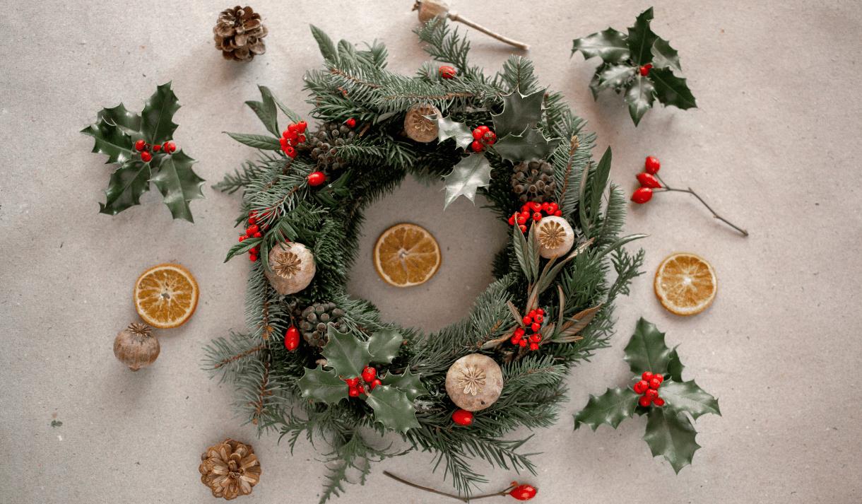 Christmas Wreath Making and Afternoon Tea at Hart's