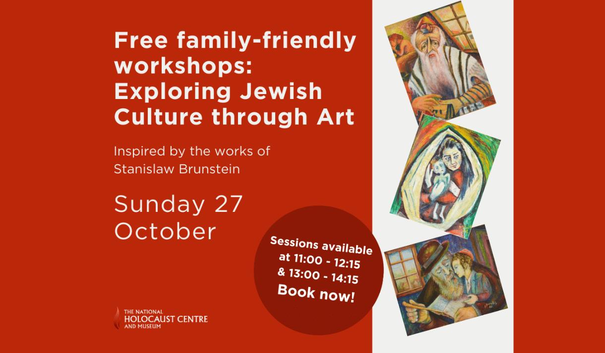Free family-friendly workshop: Exploring Jewish Culture through Art