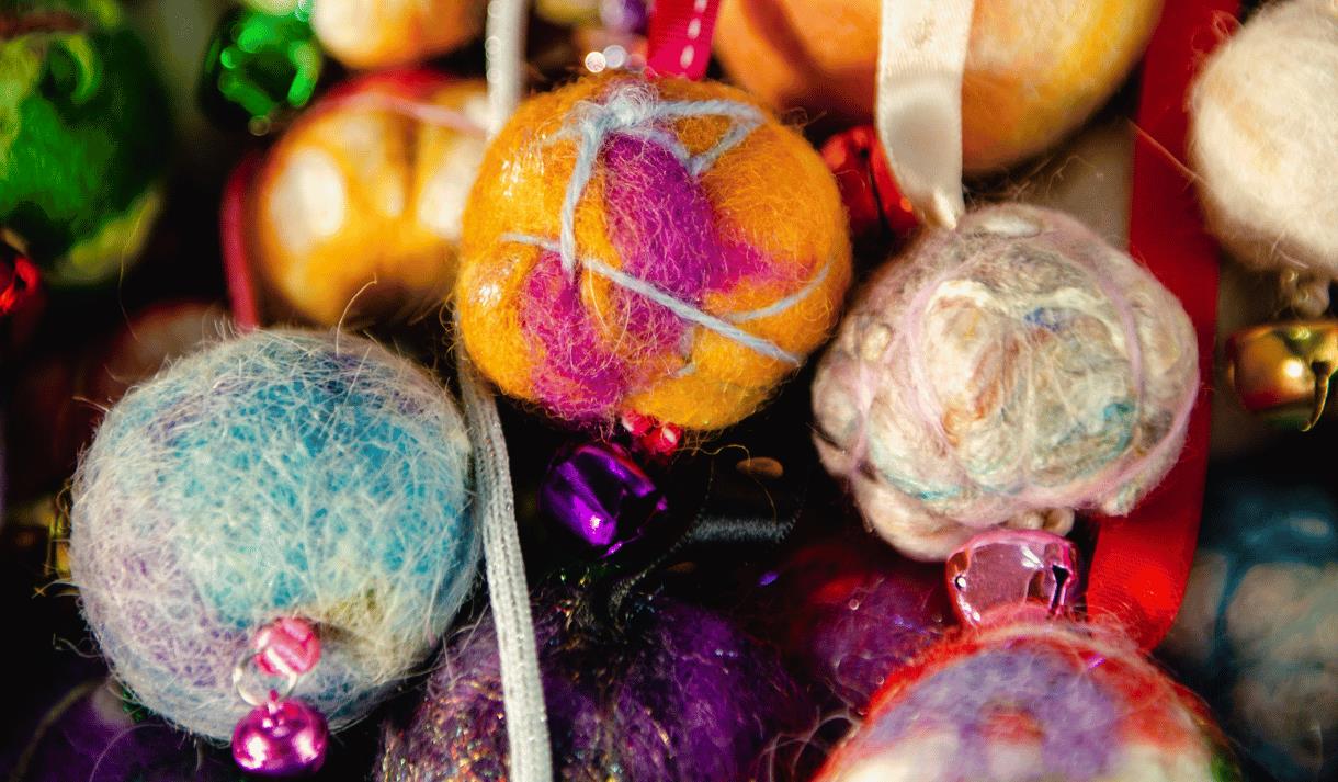Felt Christmas Tree Baubles Workshop