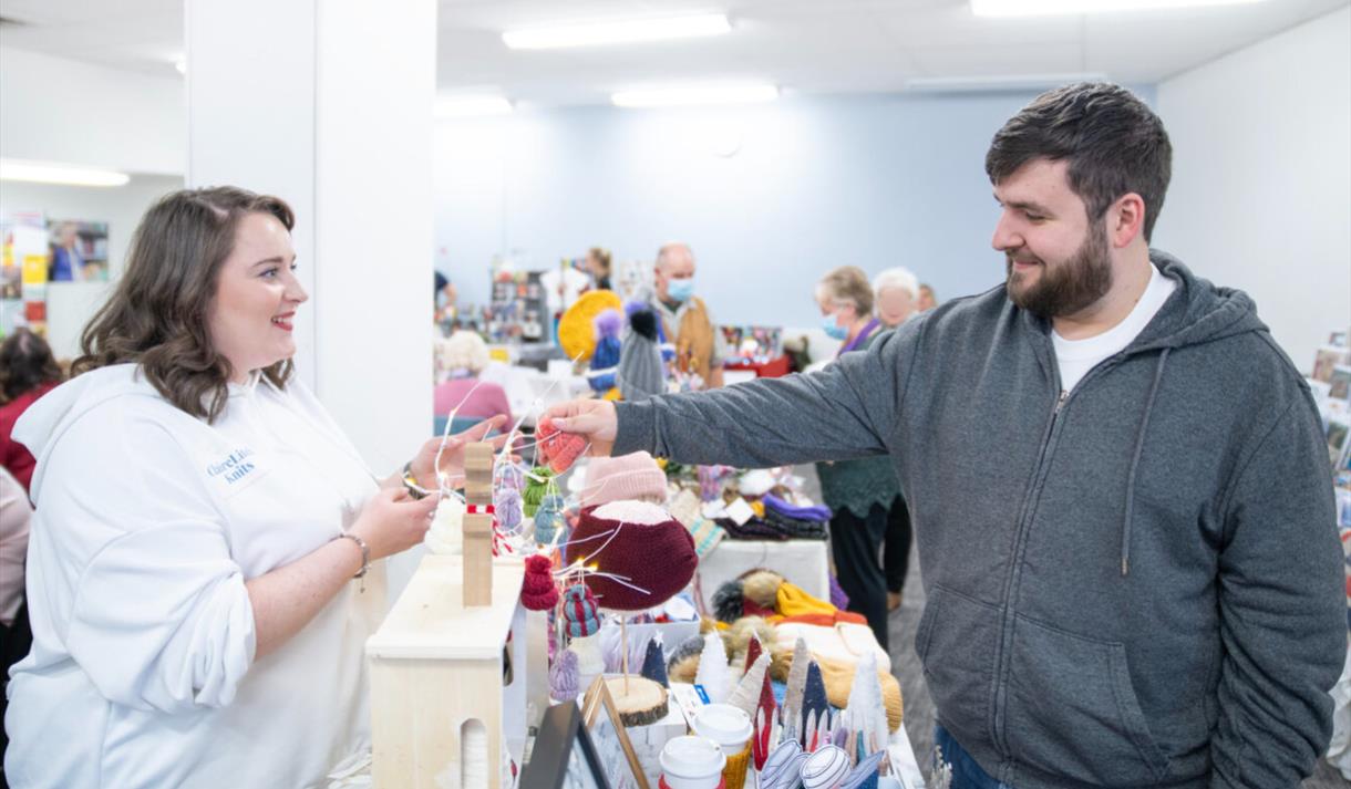 Christmas Market at Sutton in Ashfield Library