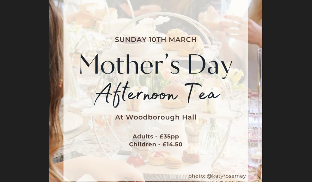 Mother's Day Afternoon Tea at Woodborough Hall