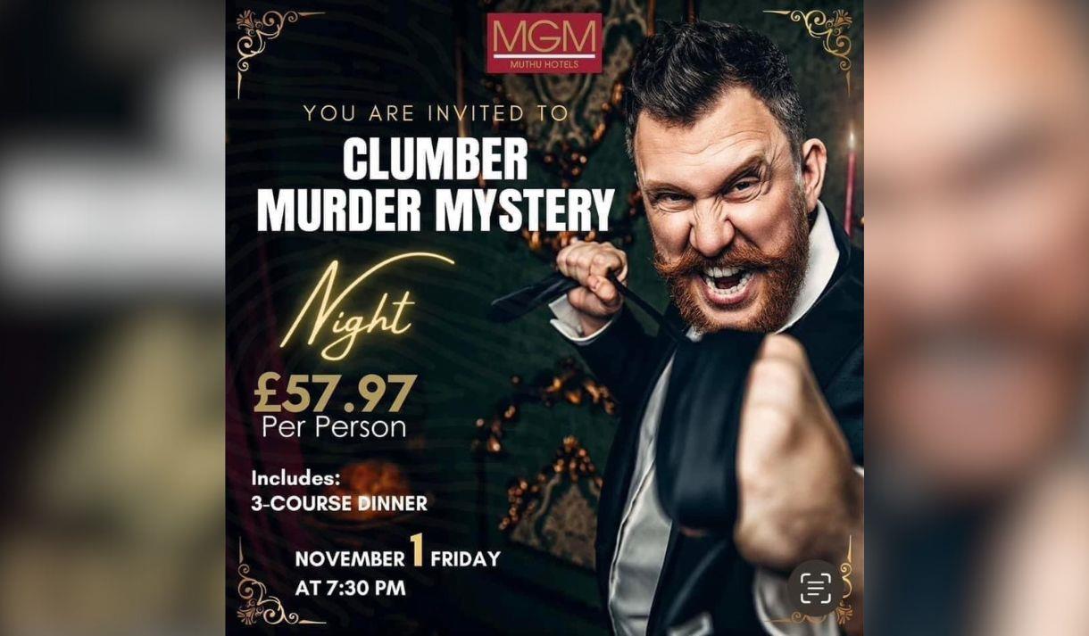 'Beetlejoost' Murder Mystery at Muthu Clumber Park Hotel