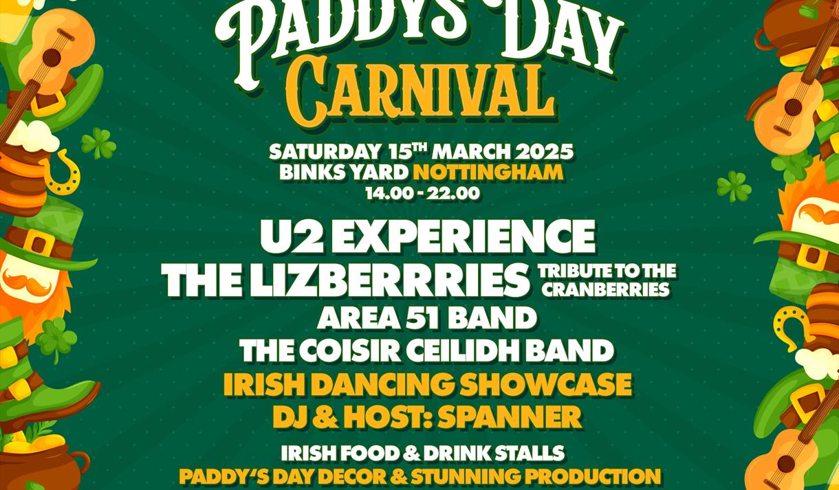 Paddys Day Carnival | Binks Yard Nottingham