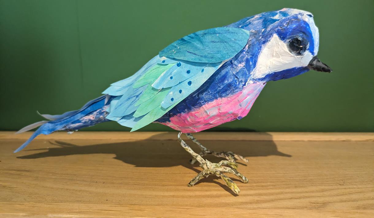 Paper Bird Sculpture