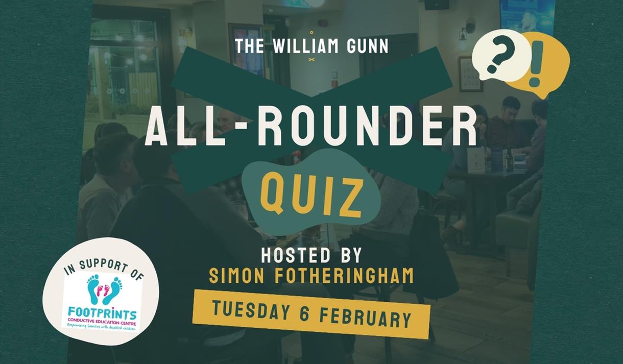 Footprints Charity Quiz at William Gunn