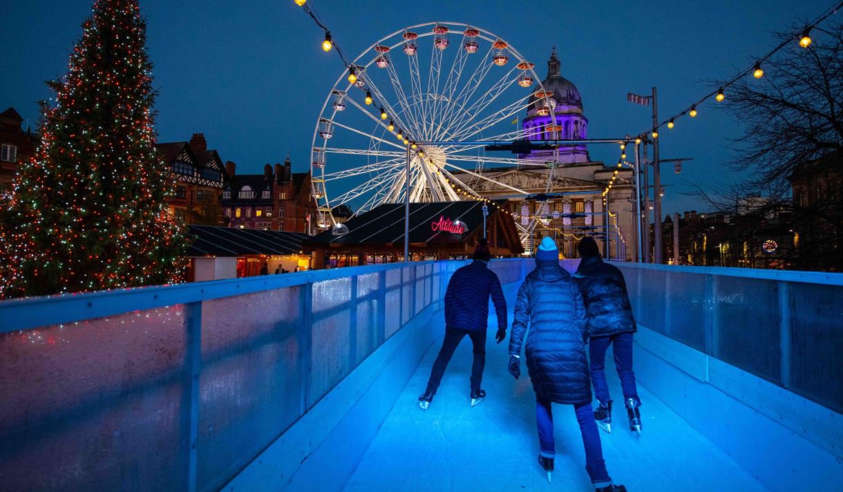 Ice Skating at Winter Wonderland
