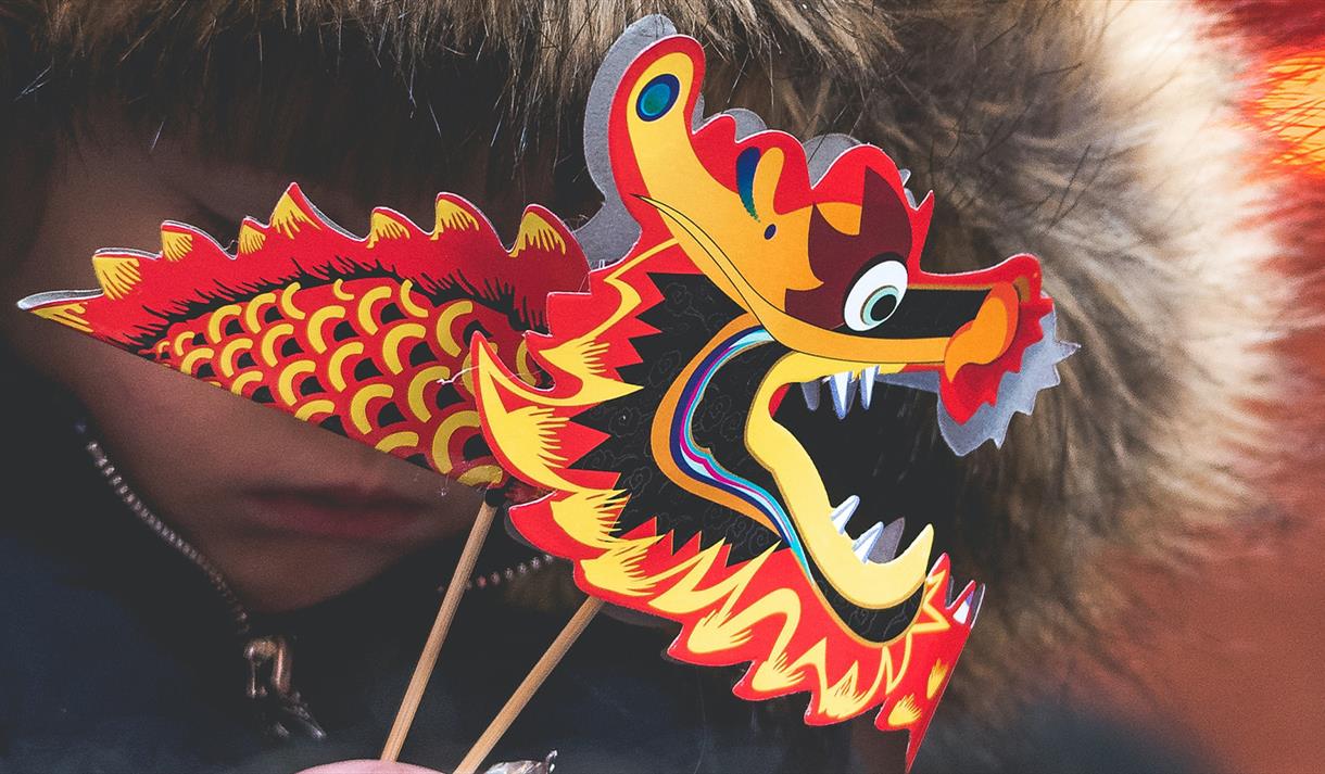 Paper Dragon Puppet Making
