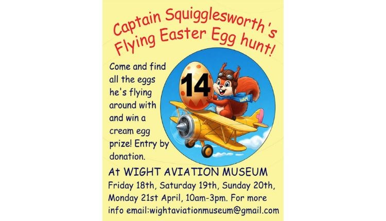 Captain Squigglesworth's Flying Easter Egg Hunt