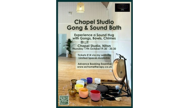 October Chapel Studio Gong & Sound Bath - Niton