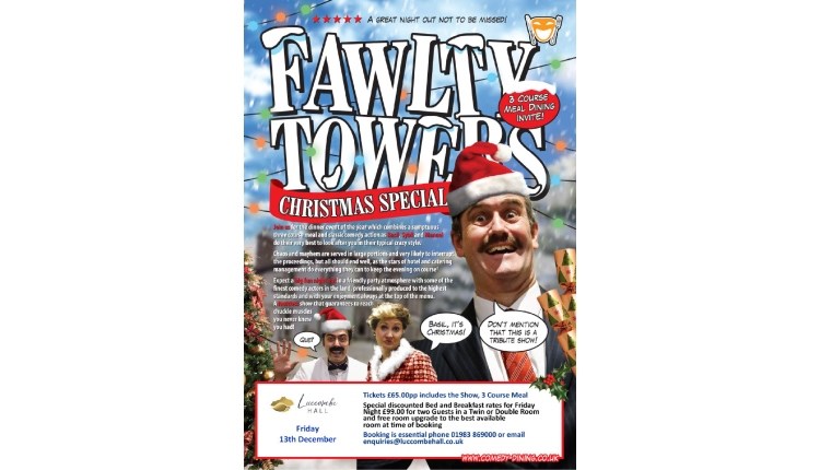 Fawlty Towers Christmas Comedy Dining Evening