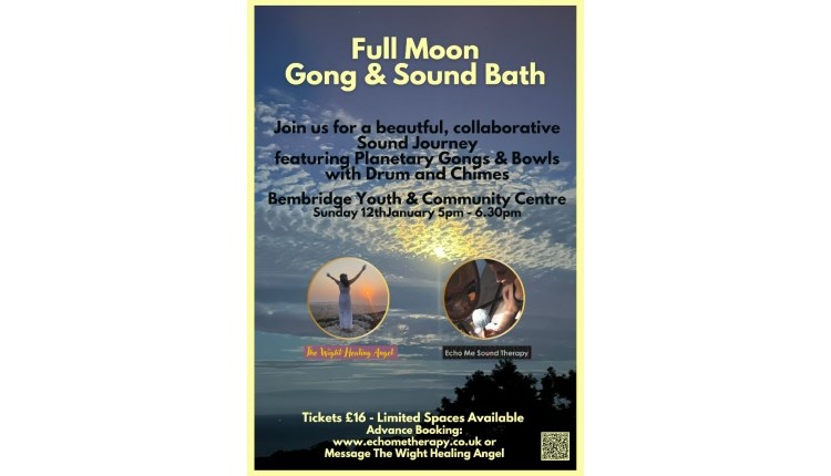 Full Moon Sound Bath - Echo Me Sound Therapy & Wight Healing Angel