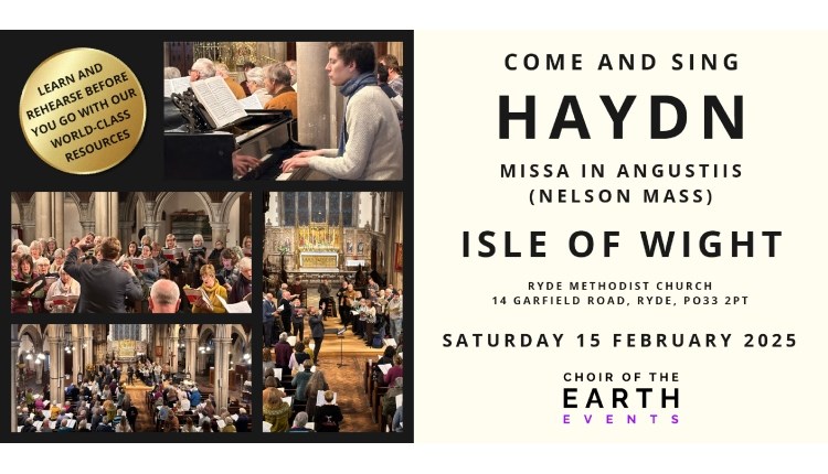 Come and sing Haydn's "Nelson" Mass