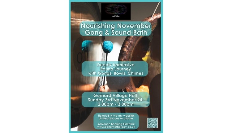 Nourishing November Gurnard Gong & Sound Bath, Isle of Wight - Gurnard