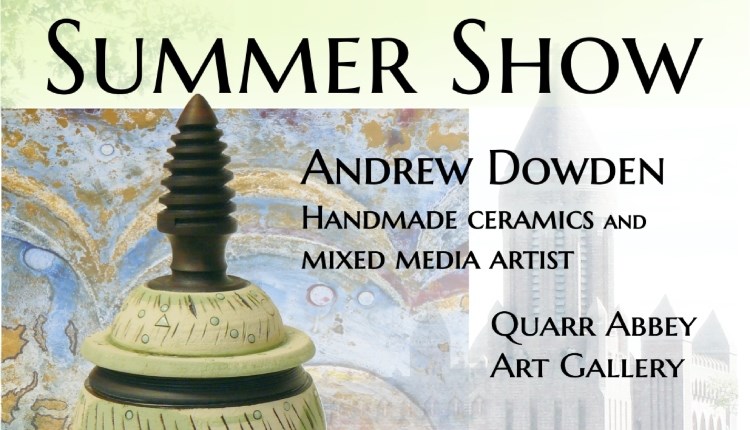 Summer Show - contemporary sculptural ceramics and mixed media wall art by Andrew Dowden