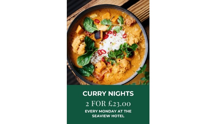 Curry Nights - Every Mondays at the Seaview Hotel