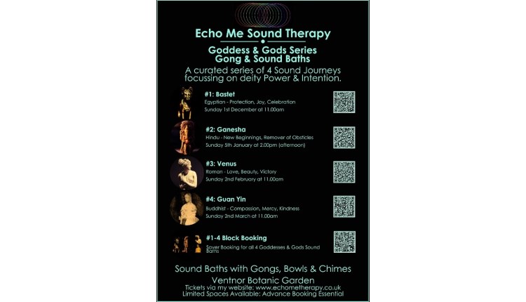 Goddess & Gods Series Gong & Sound Bath #3: Venus - Ventnor, Isle of Wight