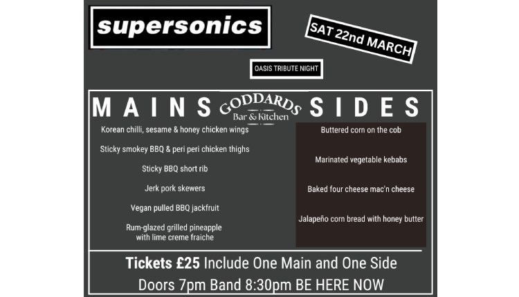 Supersonics - The Official Oasis Tribute Night