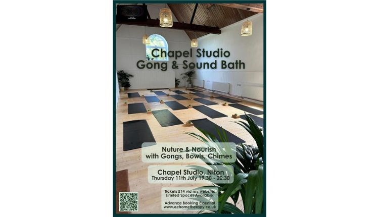 Chapel Studio Gong & Sound Bath - Niton