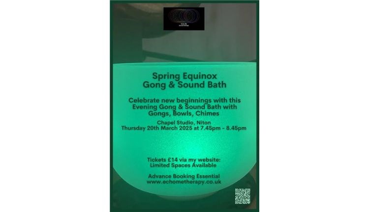 Spring Equinox Gong & Sound Bath
