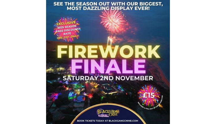 Blackgang Chine Season Finale Firework Display