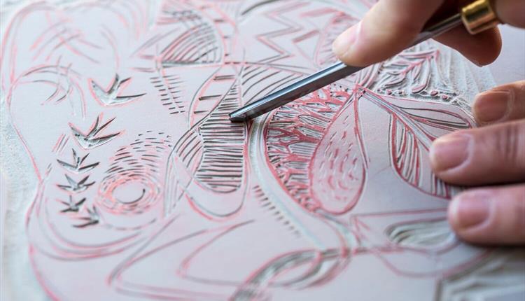 Learning Linocut 'a beginners guide' April 2024