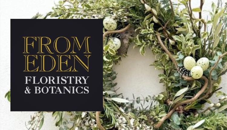 Easter Wreath Table Arrangement